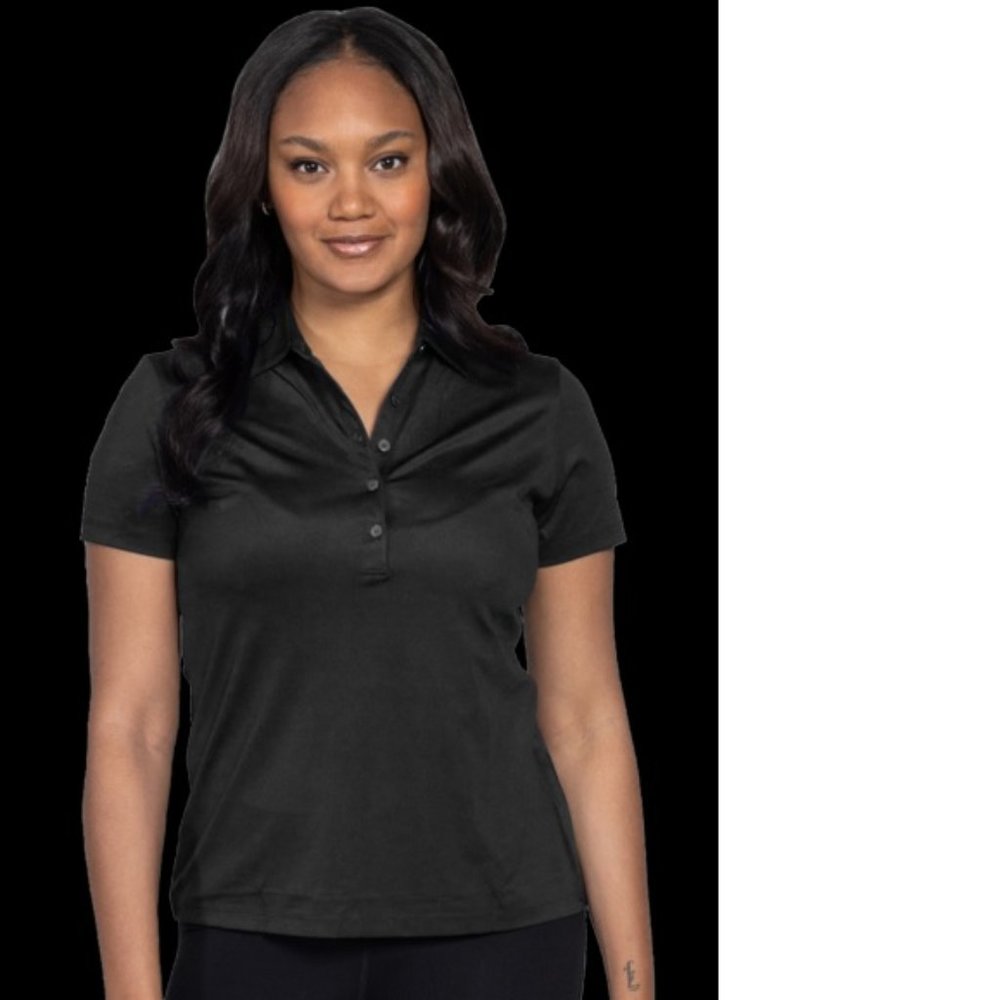 Greg Norman Women's Freedom Polo WNS2K450  Black Size M (New).